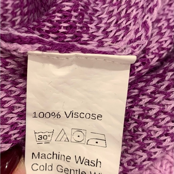 EUC SHEIN Zebra Striped Pattern Sweater Vest Sz L pink - Picture 4 of 9